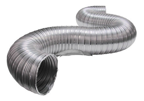 ZINGUERIA EMAR Flexible Aluminum Corrugated Pipe 3" 7.5cm x 2 Meters 0