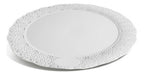 Pack of 10 Eco Klean 24 cm Plastic White Blonda Plates for Cakes and Tarts 0