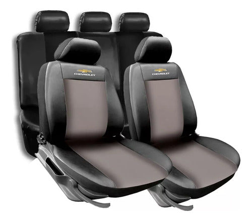 Corduroy Seat Cover Set for Chevrolet Monza 8