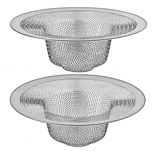 Hilltop Products 2 Pack - 4.5" Top / 3" Mesh Basket - Drain Filter 0