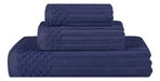 Superior Navy Blue 3-Piece Cotton Towel Set 0