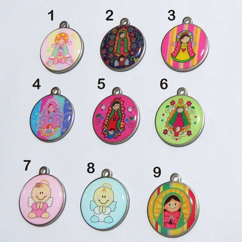 Virgencitas Porfis Medallas  X10 = Ofertar Una Unidad 7