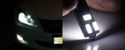 For Audi A3 A4 S8 4pcs T10-6LED No Canbus Error White Side 1