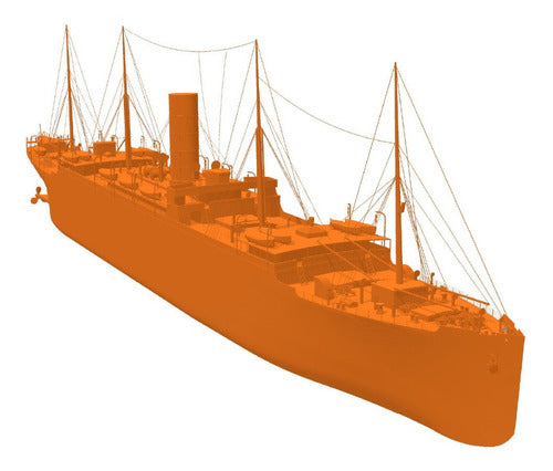 LE·3D Maqueta RMS Carpathia Escala 1:425 Para Armar Y Pintar 0