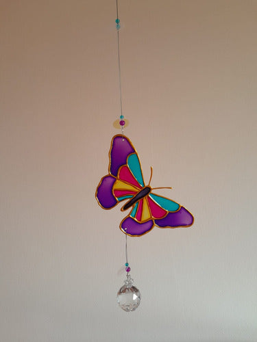 Deco AMH Atrapasol Mariposa Monarca. Cairel Esfera De Cristal 4