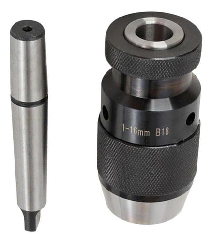 Mandril Sem Chave De Aço Carbono De 1-16mm Para Tornos / 1