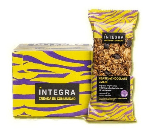 Integra Chocolate Peanut Base Cereal Bars Pack of 10 0