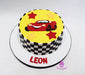 Cars Rayo McQueen Auto Carrera - Sweet Children's Cake 1