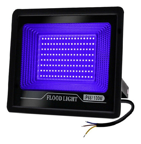 GN Foco Tacho Luces Led Luz Negra Uv Fiestas Fluor 100w 0