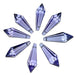 Silant 8 Prisms 4 cm Lilac Crystal Pendants Deco Chic 0