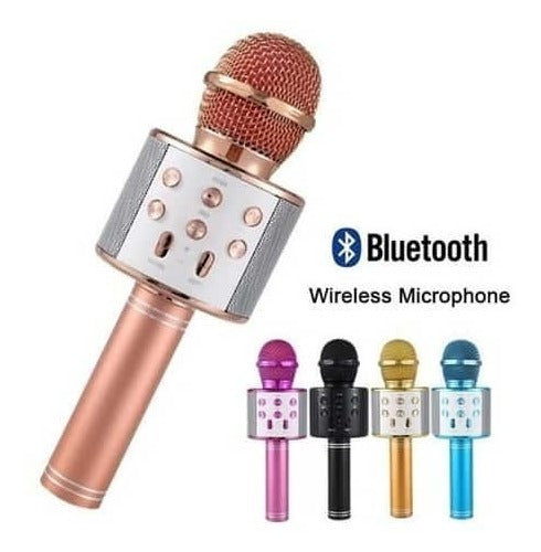 Rechargeable Bluetooth Karaoke Microphone Speaker 2