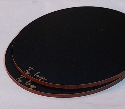 Set of 20 30cm Cake Bases with Engraved Logo - MDF Decotrónica 12