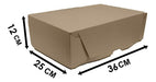 M&D Archive Box Model 213 Legal Size Cardboard 36x25x12 10 Units 1