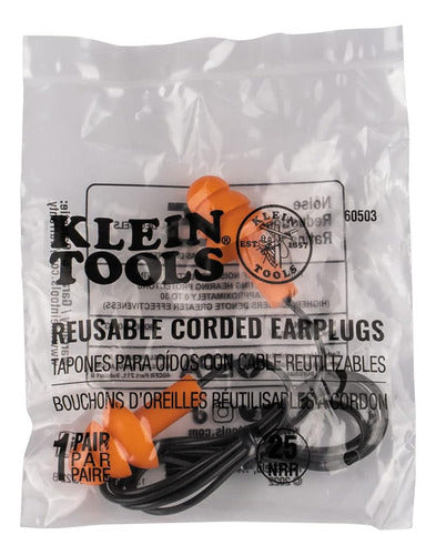 Klein Tools 6050350 Tapones Para Los Oídos Con Cable, 25db N 4