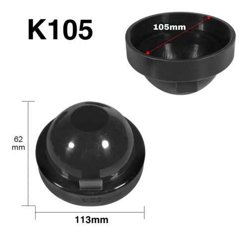 2 Extended Universal Silicone Rubber Caps for Cree Led Kube 48