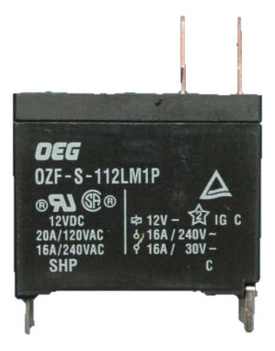 OEG Rele Relay 112LM1P OZF-S-112LM1P 12V 20A 4 Pin 0