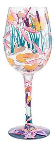 Enesco Lolita Dragonfly Magic Wine Glass 0