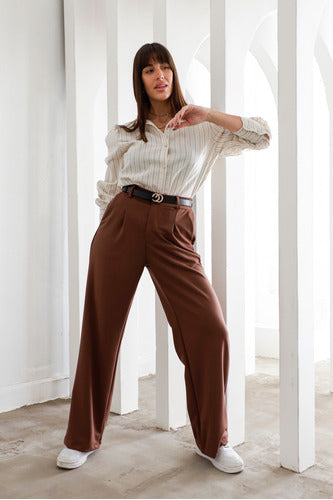 ALARA.SHOP High-Waisted Wide Leg Tailored Pants 1