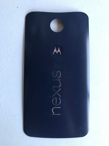 Tapa Trasera Motorola Nexus 6 - Xt 1100/1103 Azul Original 0