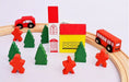 Yo Sí Puedo Wooden Train Track 48 Pieces Compatible with Trencity 2