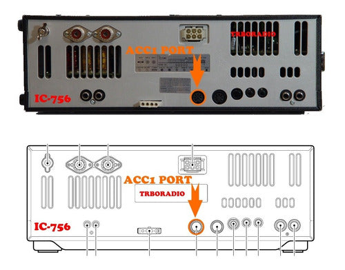 Interfaz Modos Digitales O Digimodos Para Icom Con Plug Din8 5