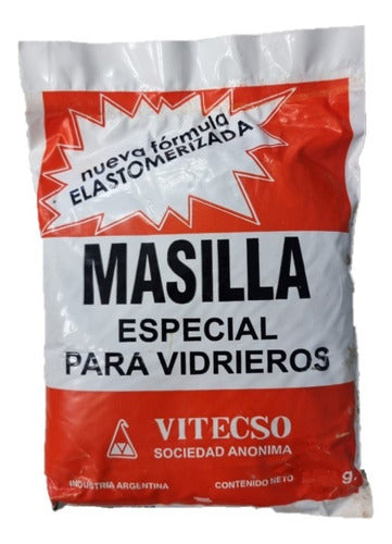 Vitecso Masilla Vidriero 1kg Para Vidrios Y Sanitarios 0