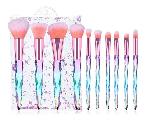 Daikon Set Kit 10 Tornasol Makeup Brushes with Case 1