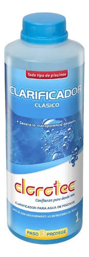 Clorotec Classic Clarifier Combo of 12 x 1L Pool Clarifiers 2