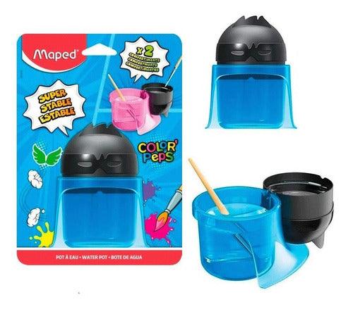 Maped Vaso Pote De Agua Para Tempera - Pinceles 1