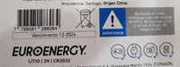 Euroenergy CR2032 3V Lithium Coin Cell Batteries Blister Pack of 5 Units 2