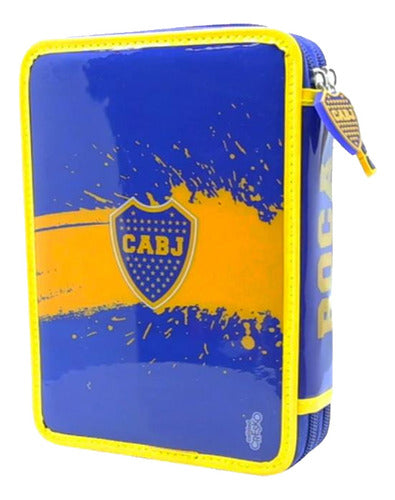 Cresko Boca Juniors PVC Double Level Pencil Case 1