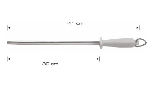 Chaira Boker Magnum Espiga Lisa De 30 Cm Cabo Blanco 1