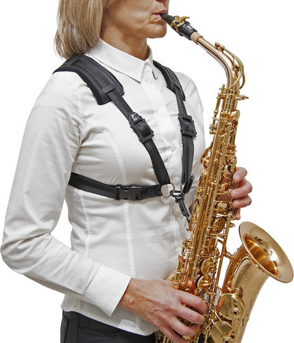 B&G S41CSH Comfortable Ladies Harness for Alto/Tenor Saxophone 0