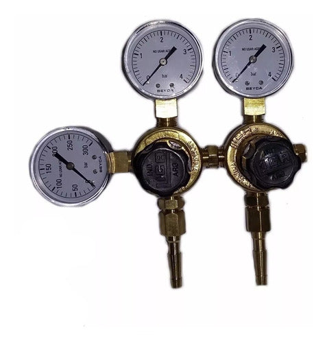 Liga CO2 Regulator for Carbonating Beer with 2 Output Channels 0