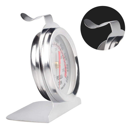 Pecula Oven Thermometer 50-300 °C Stainless Steel Kitchen 2