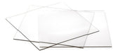 Placa Visor A4 Simil Acrilico Transparente 20cm X 30cm X 2mm 0