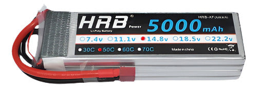 Hrb 4s 14.8v 5000mah 50c 100c Rc Lipo Batería Para Quadcopte 0