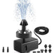 SZMP Bird Bath Fountain, Improved Working Fountain Pump with Lights 0