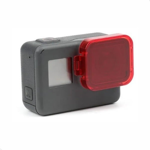 Filtro Compatible Camara Gopro Rojo Buceo Hero 5 6 7 0