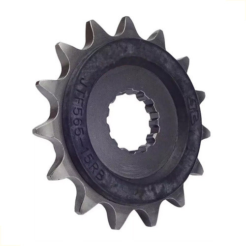 JT Sprockets Piñon Transmision Con Goma Para Cf Moto 400 15 Dientes 0