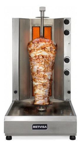 Shawarma Kebab A Gas Metvisa 20 Kg De Carne 1