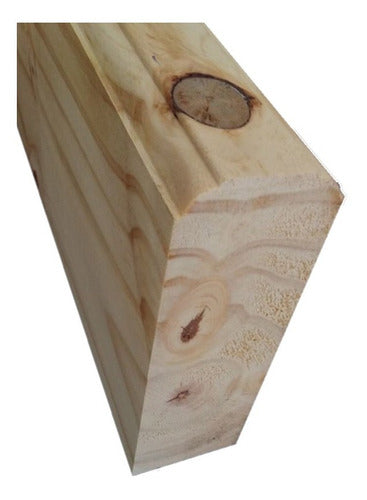 Premium Molded Pine Elliottis Wood Beam (2 x 6 x 3.05 meters) 0
