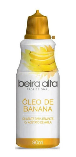 Kit 2 Óleo De Banana Beira Alta Diluente Para Esmalte 90ml 0