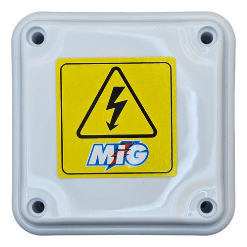 MIG Waterproof Junction Box PVC IP65 (Balun/CCTV/Splice) 75x75x75 1