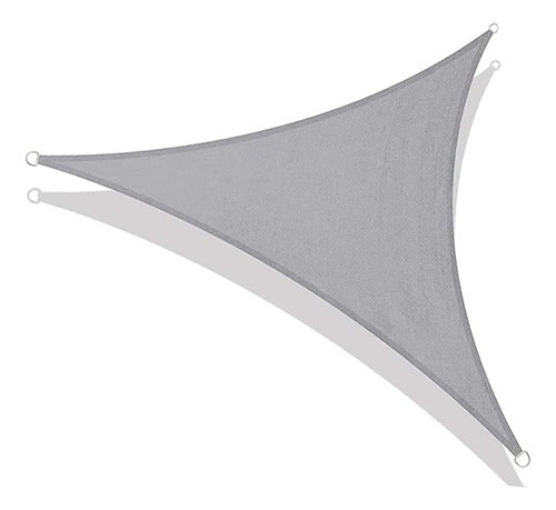 Tecsys Toldo Vela Sombra Viento Granizo C/UV - 5*5*5 Triangulo Gris 0