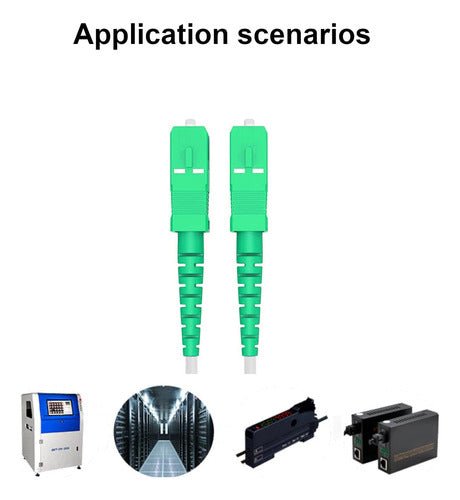 AutCreation SC to SC Fiber Optic Connection Cable, LSZH Mode 6