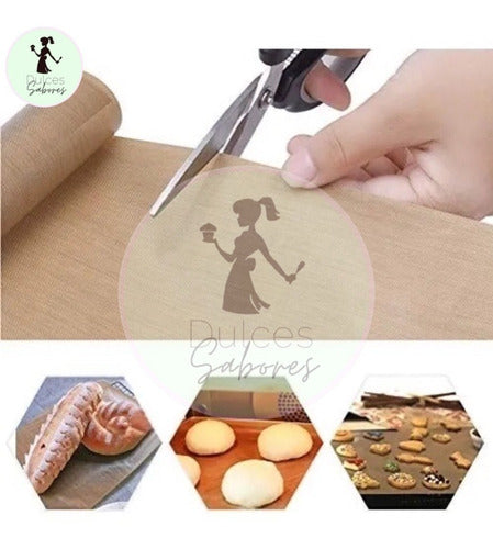 Dulces Sabores Set of 3 Reusable Non-Stick Baking Sheets 30x40 cm 3