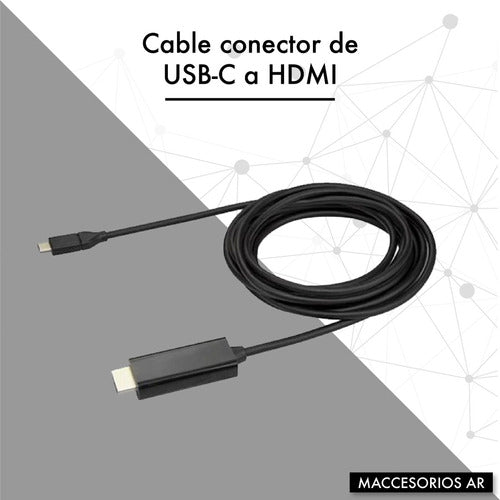 Cable Usbc Hdmi Compatible iPhone 15 15pro Max Todas Las App 1