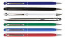 10 Metallic Slim Touch Pens with Engraving 0