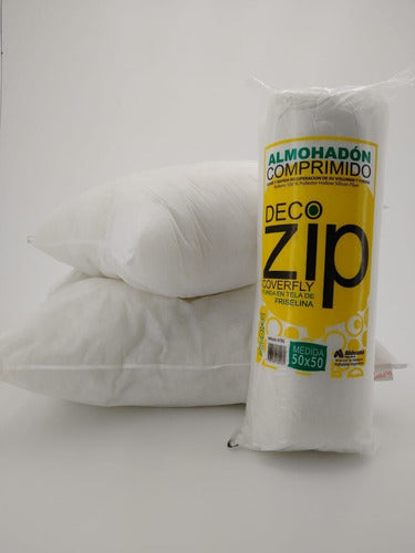 Set of 2 Vacuum Packed 45x45 Zip Closed Cushion Fillers 1